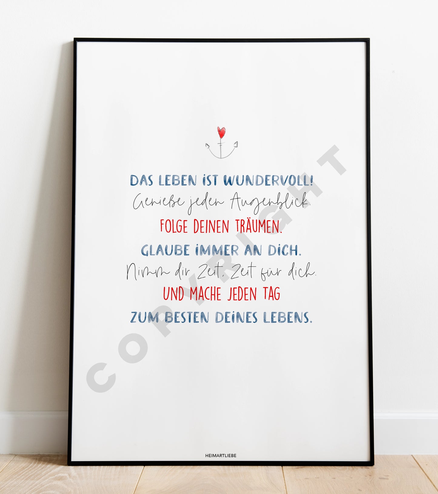 PRINT - DAS LEBEN IST WUNDERVOLL