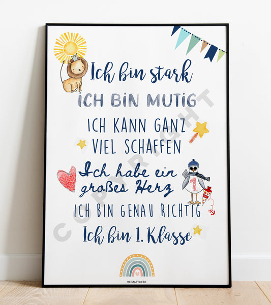 PRINT - SCHULKIND / EINSCHULUNG