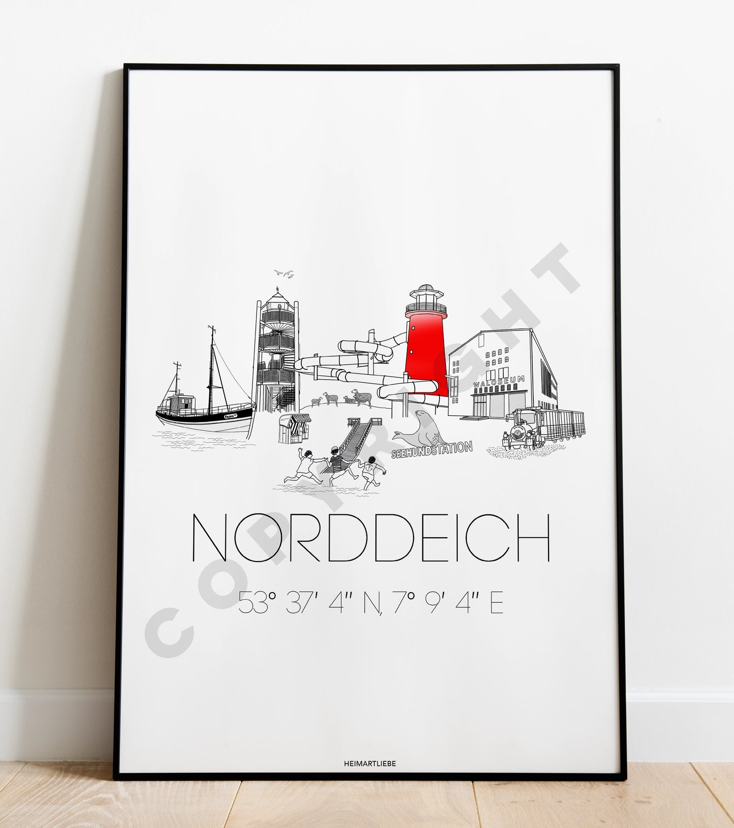 PRINT - SKYLINE NORDDEICH