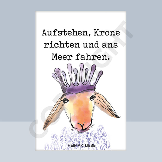 MAGNET - AUFSTEHEN, KRONE RICHTEN UND ANS MEER FAHREN