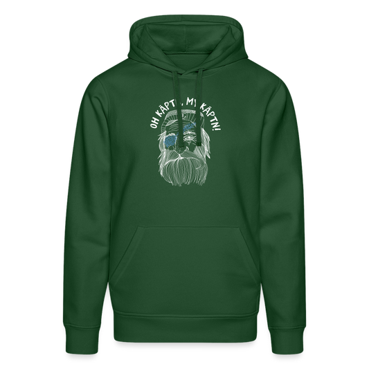 Oh Käptn, my Käptn - Unisex Bio-Hoodie - Flaschengrün