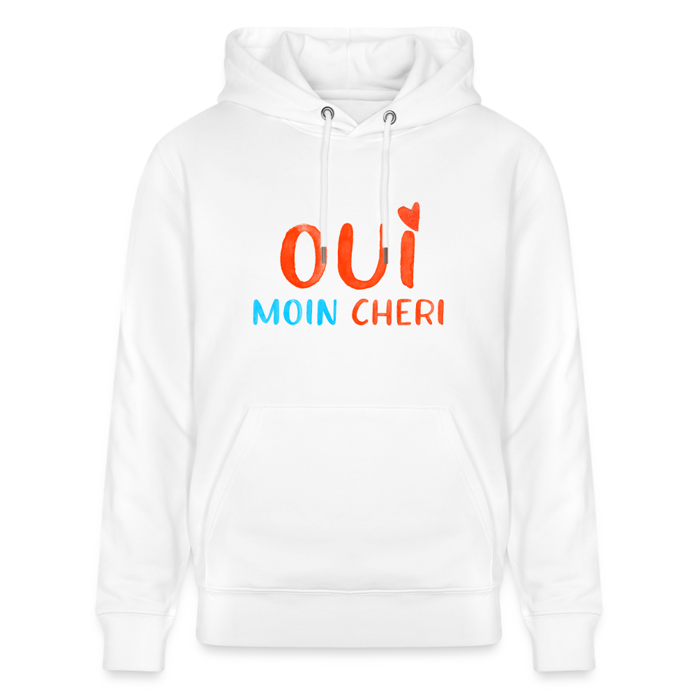 Oui Moin Cheri - Unisex Bio-Hoodie - Weiß