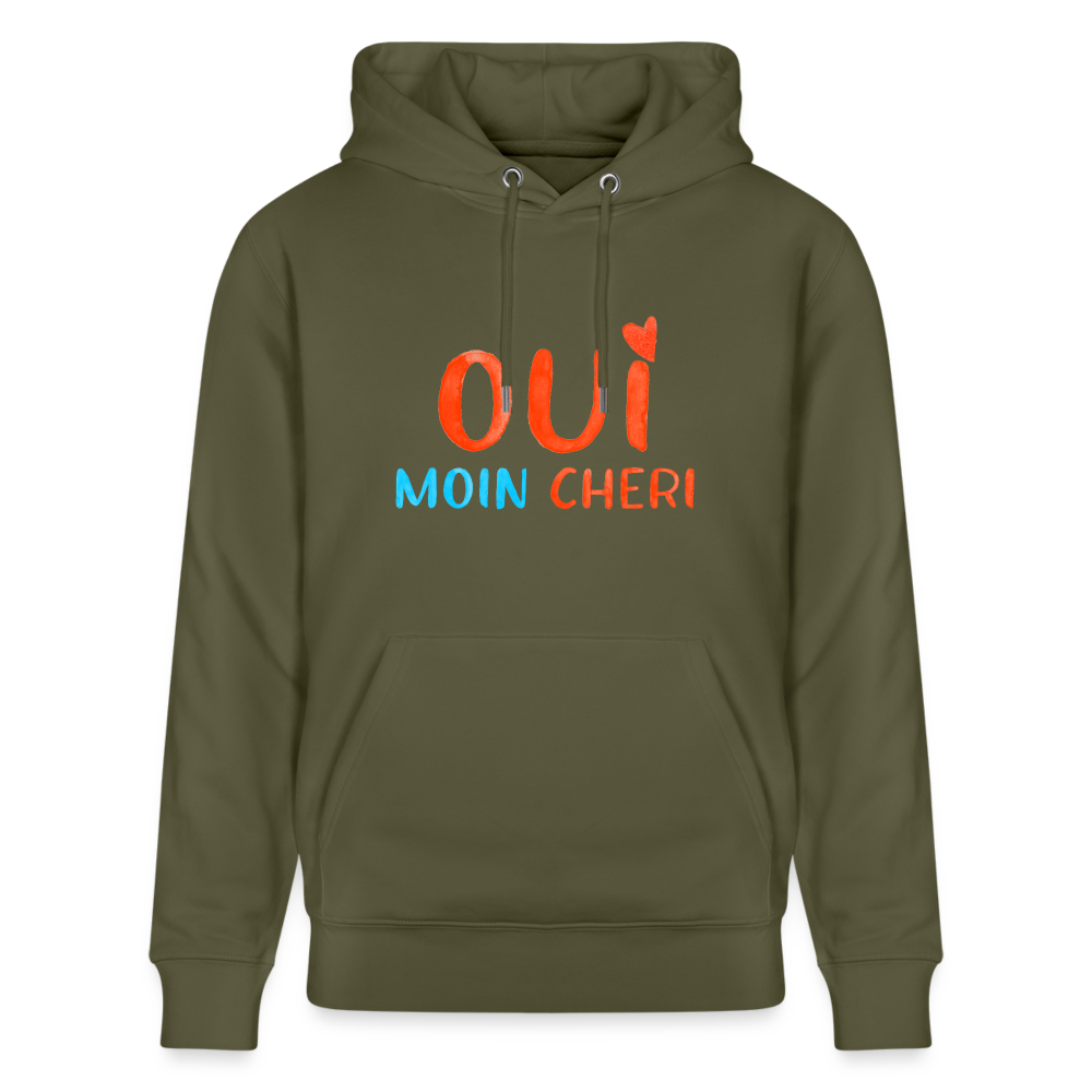 Oui Moin Cheri - Unisex Bio-Hoodie - Khaki Grün