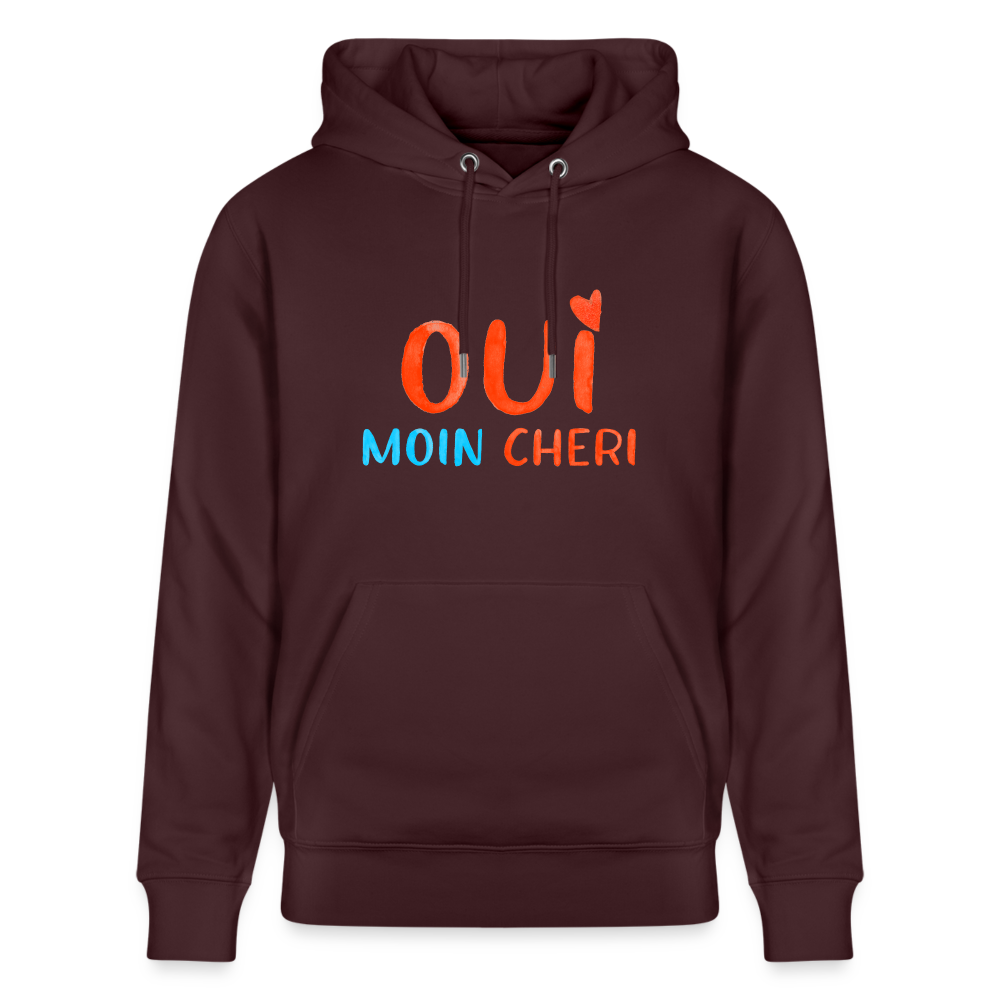 Oui Moin Cheri - Unisex Bio-Hoodie - Maroon