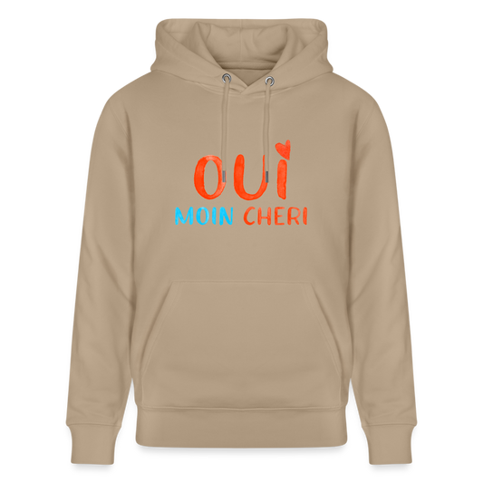 Oui Moin Cheri - Unisex Bio-Hoodie - Beige