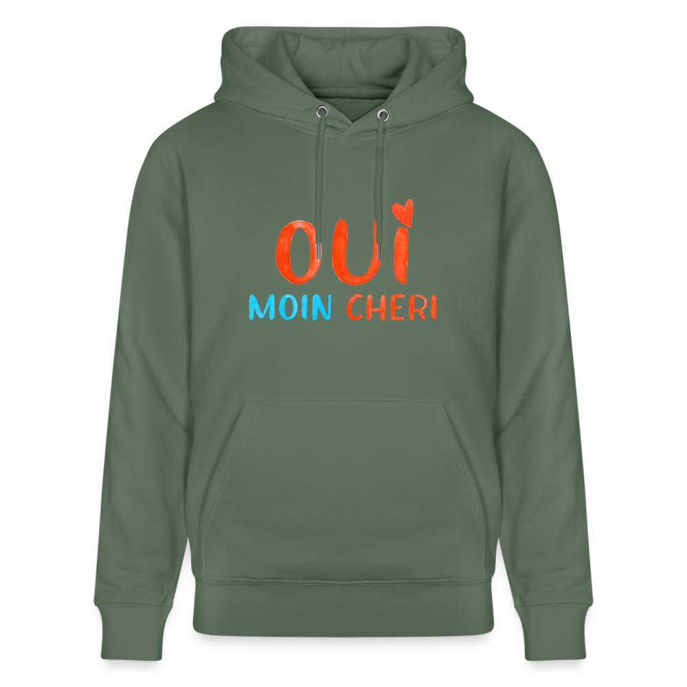 Oui Moin Cheri - Unisex Bio-Hoodie - Tanngrün