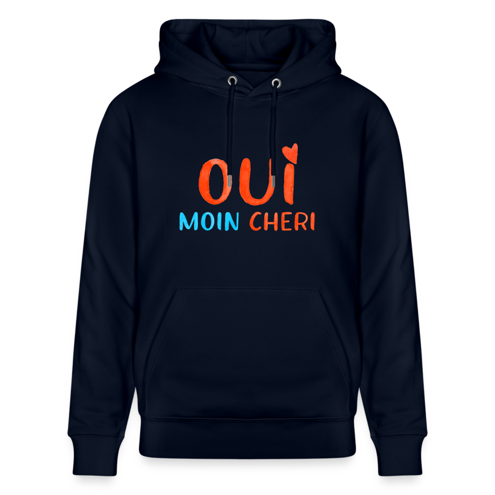 Oui Moin Cheri - Unisex Bio-Hoodie - Navy