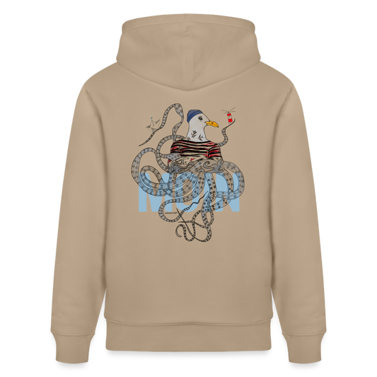 Moin Krake - Unisex Bio-Hoodie - Beige